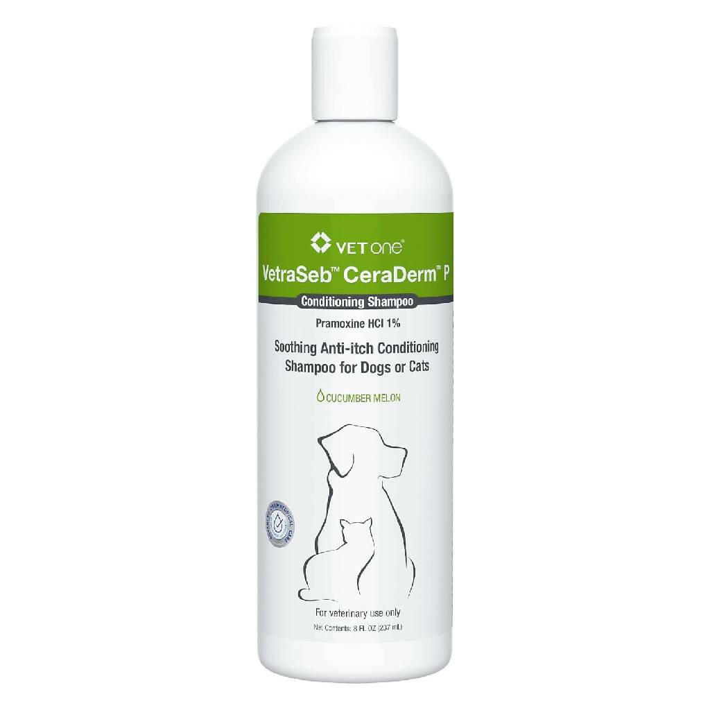 VetraSeb CeraDerm P Anti-Itch Conditioning Shampoo for Dogs & Cats