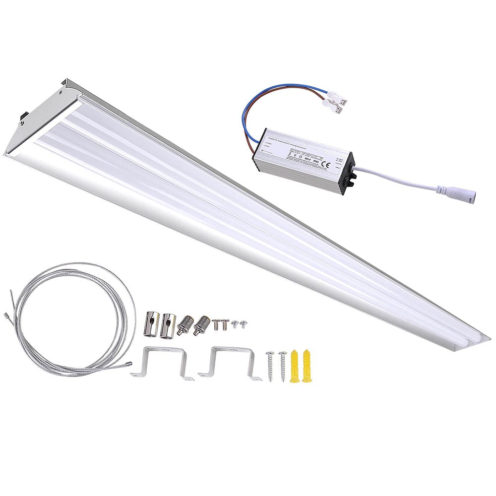 Yescom 40w LED Shop Light Fixture 2-Lamp 4500LM White