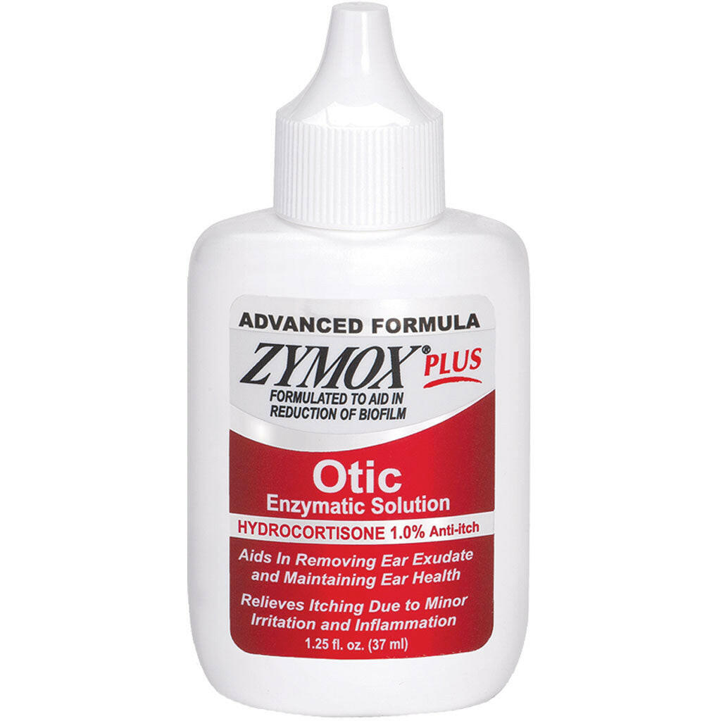 ZYMOX Plus Advanced Otic Enzymatic Solution With 1% Hydrocortisone (1.25 oz)