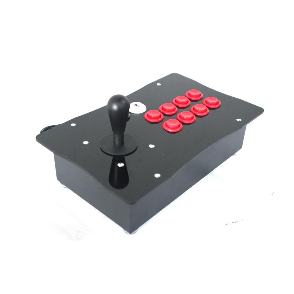 RAC-J500H Happ Competition Arcade Fight Stick Joystick Concave Push Button Metal Case PC USB