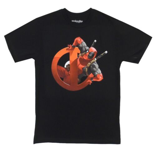 Deadpool Body Slide Merc Classic Logo Marvel Comics Adult T-Shirt