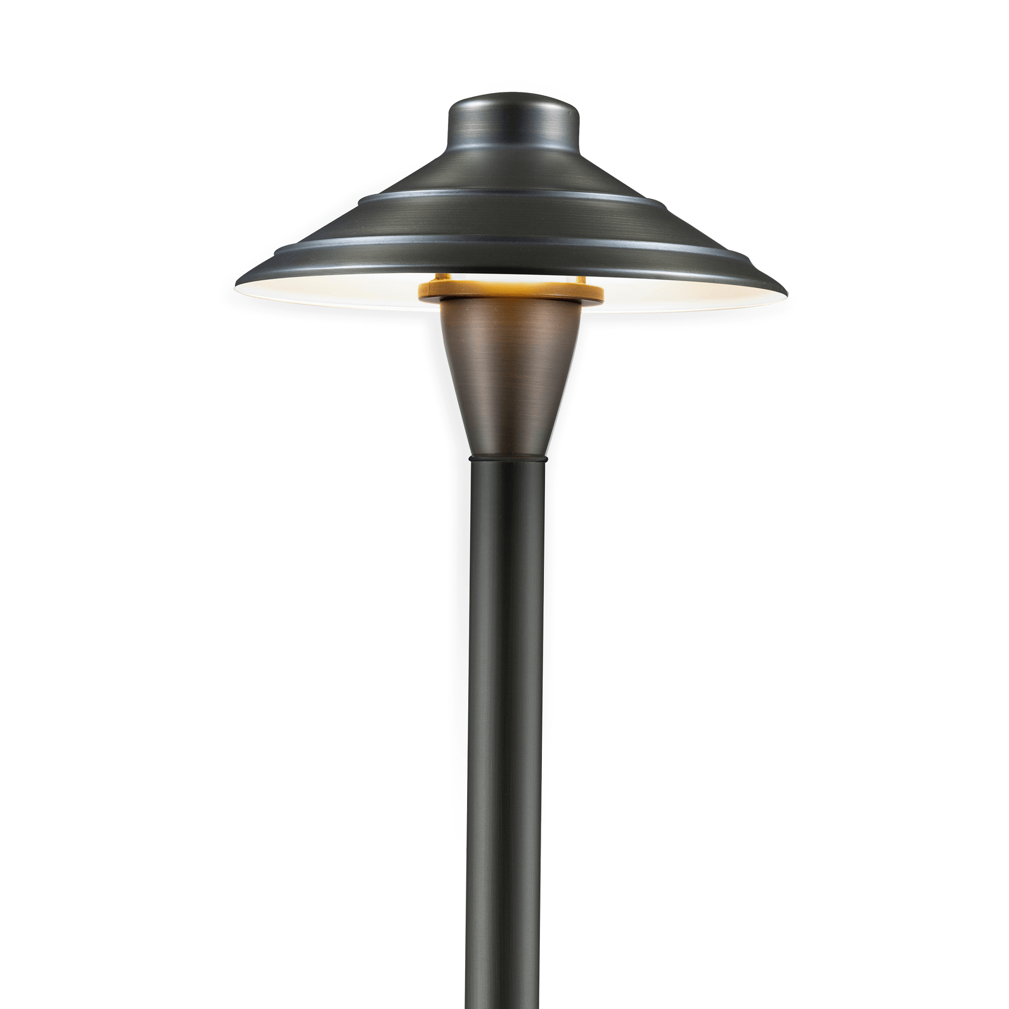 Gardenreet Brass Low Voltage Pathway Lights, 12V Outdoor LED Landscape Path Lights(Premium Flat Hat) for Walkway Driveway Garden Yard (2403)