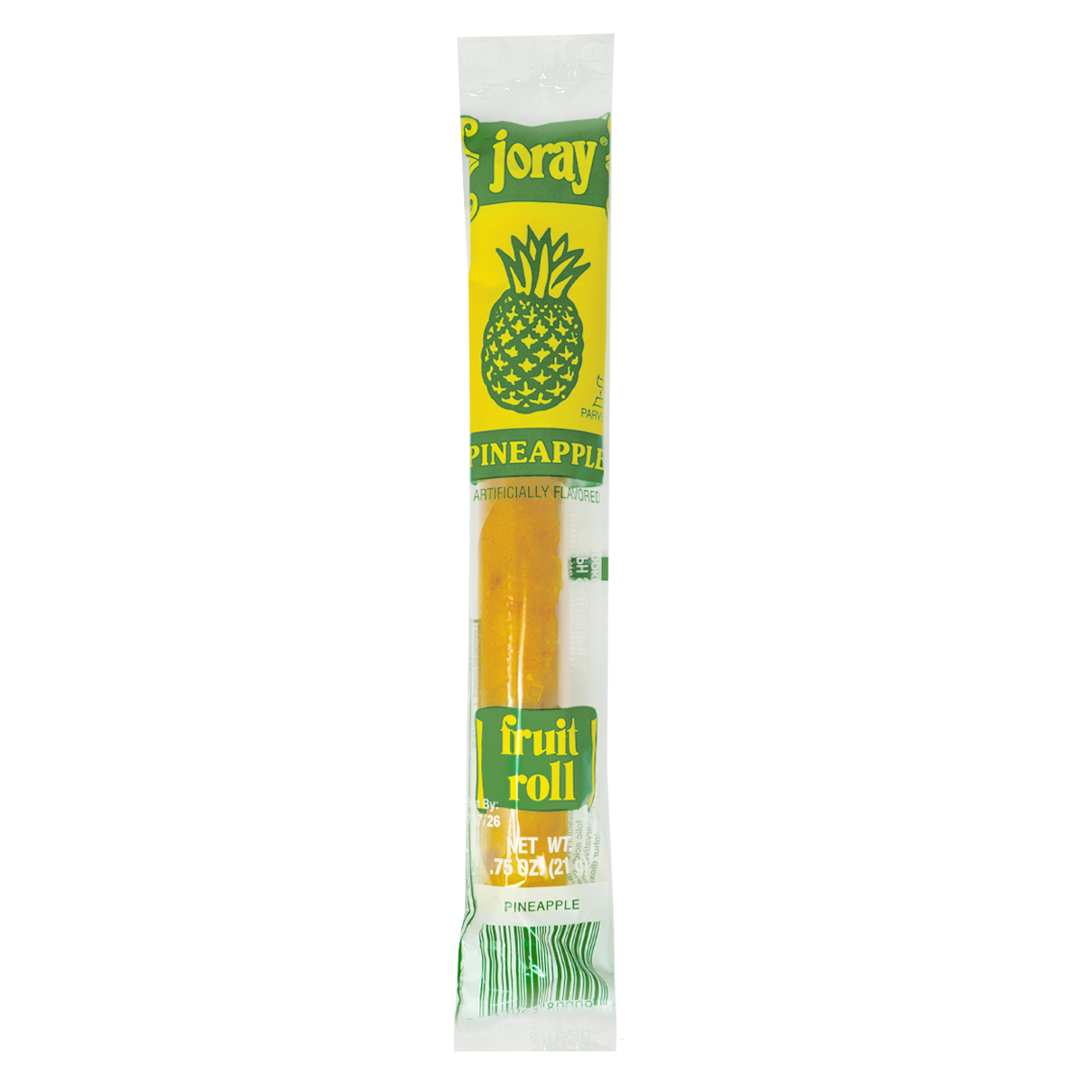 Pineapple Fruit Rolls | Real Fruit | .75 oz | Joray