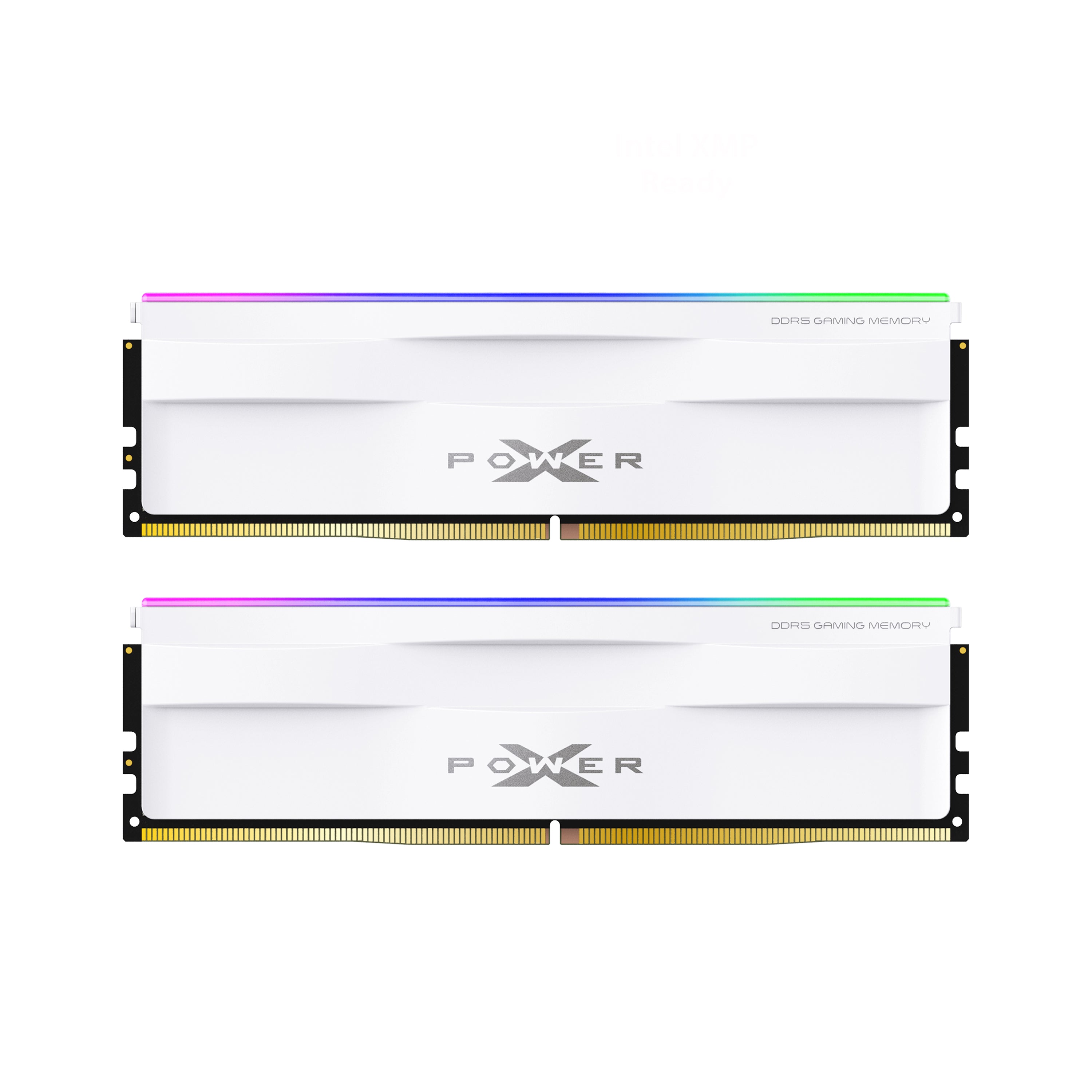 Silicon Power Zenith RGB DDR5 6400MT/s (PC5-51200) CL32 32GB(2x16GB) AMD Expo/Intel XMP 3.0 Dual Pack 1.4V Desktop Unbuffered DIMM [White]
