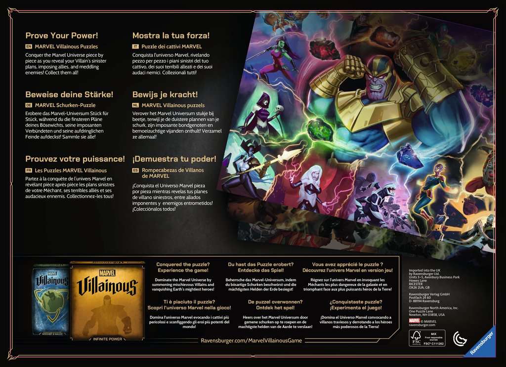 Puzzle: Marvel Villainous: Thanos