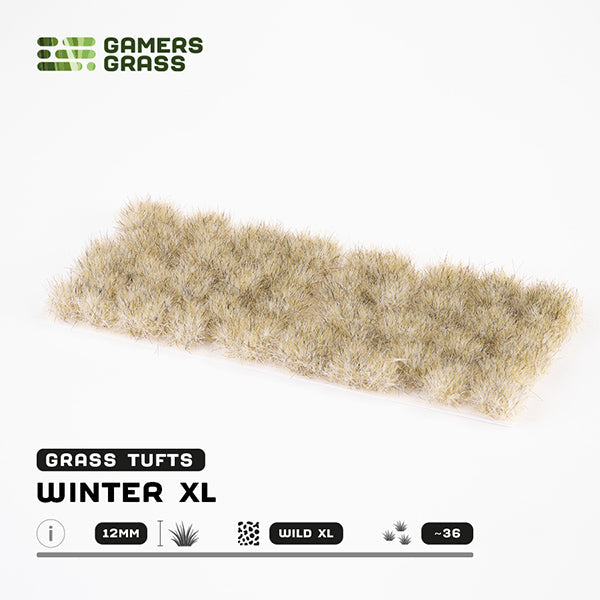 Gamers Grass Tufts: Winter XL 12mm- Wild XL