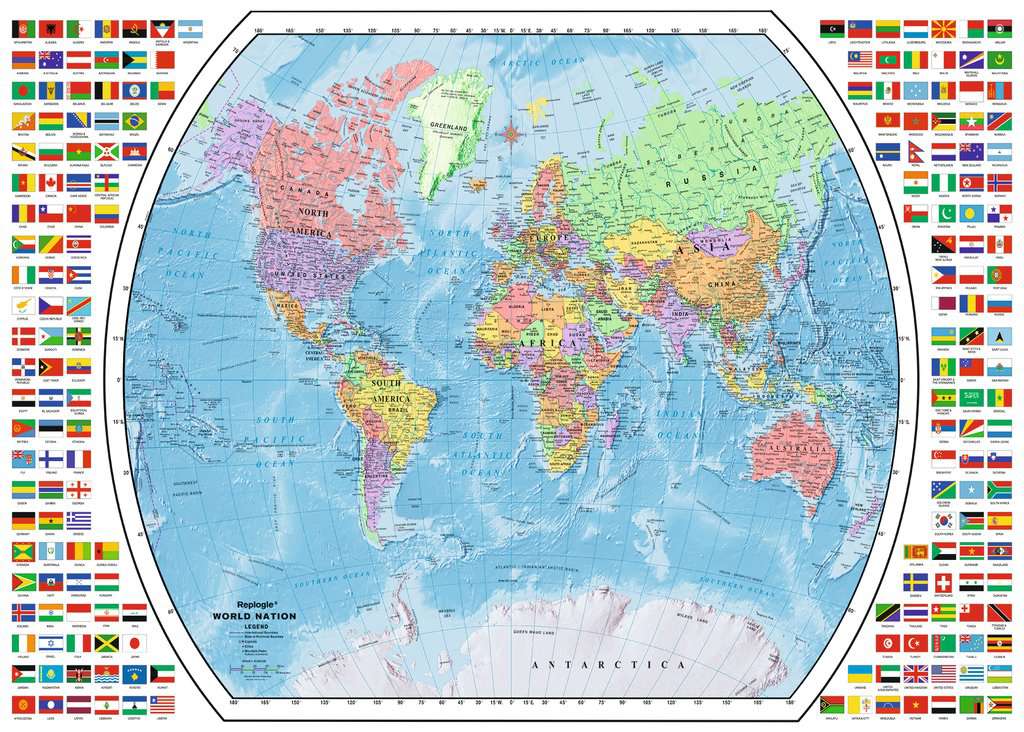 Puzzle: Political World Map