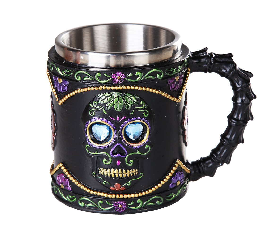 Day of the Dead Skull Mug