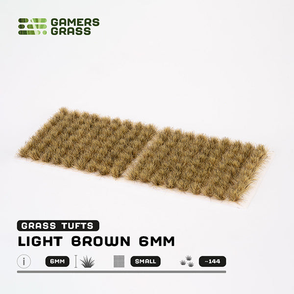 Gamers Grass Tufts: Light Brown 6mm- Small