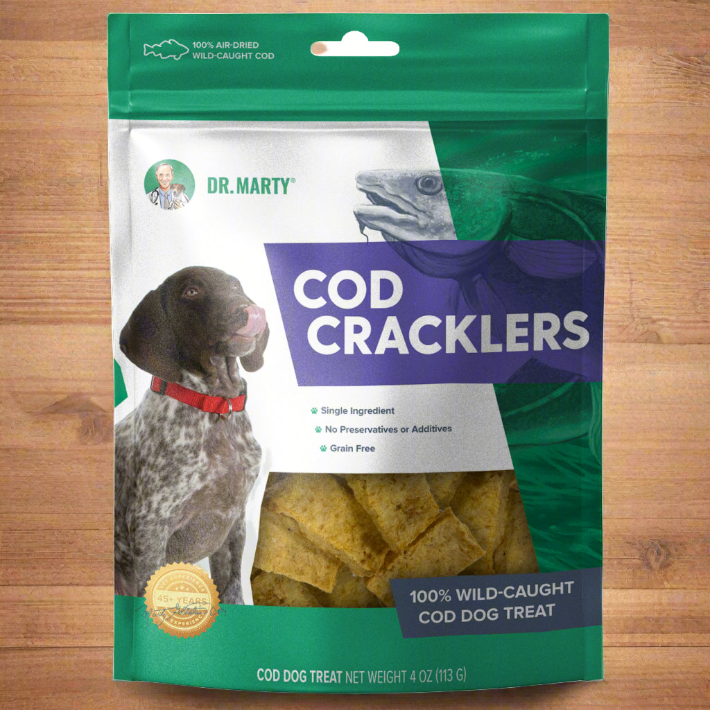 Dr Marty Cod Cracklers Freeze Dried Raw Dog Treats (4 oz)