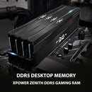 Silicon Power Zenith Gaming DDR5 6000MHz (PC5-48000) CL30 32GB(16GBx2)-64GB(32GBx2) Dual Pack 1.35V Desktop Unbuffered DIMM [Black]
