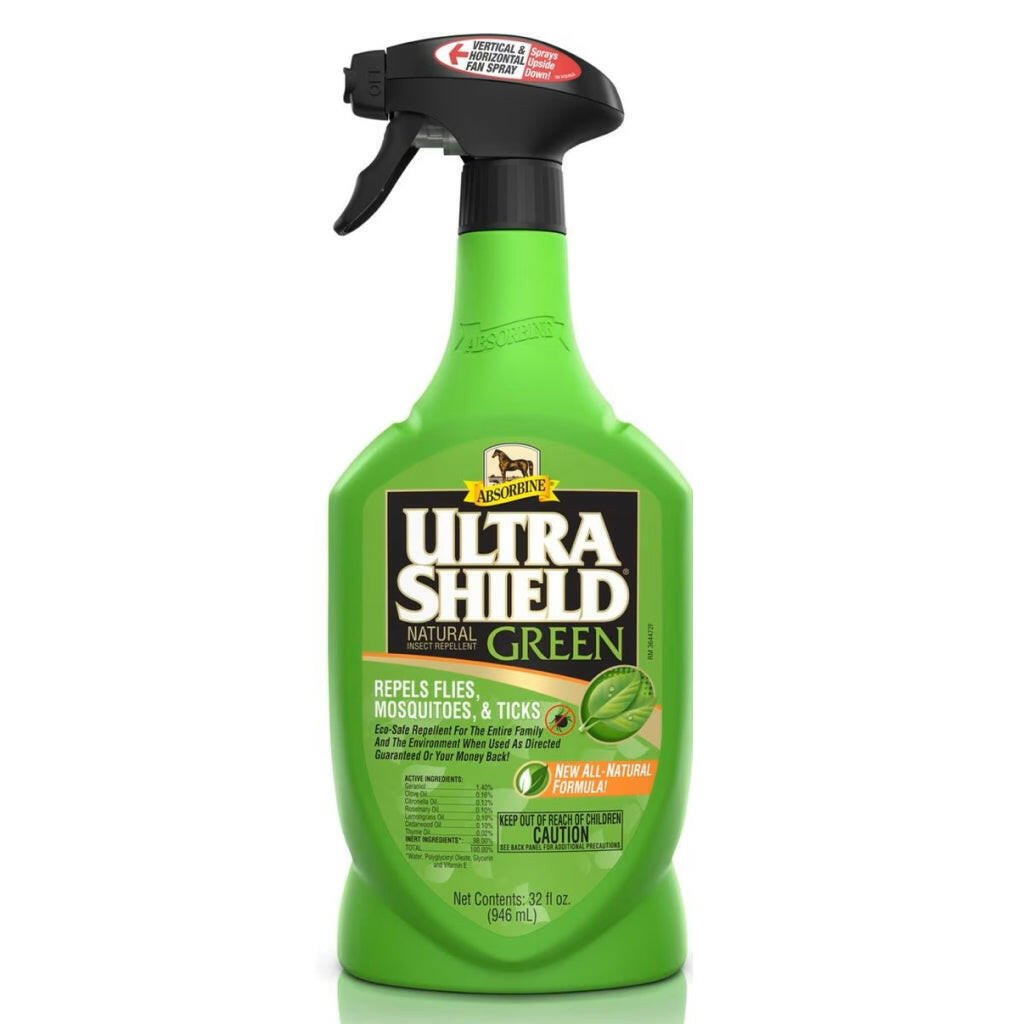 Absorbine Ultrashield Green Natural Fly Repellent for Horses