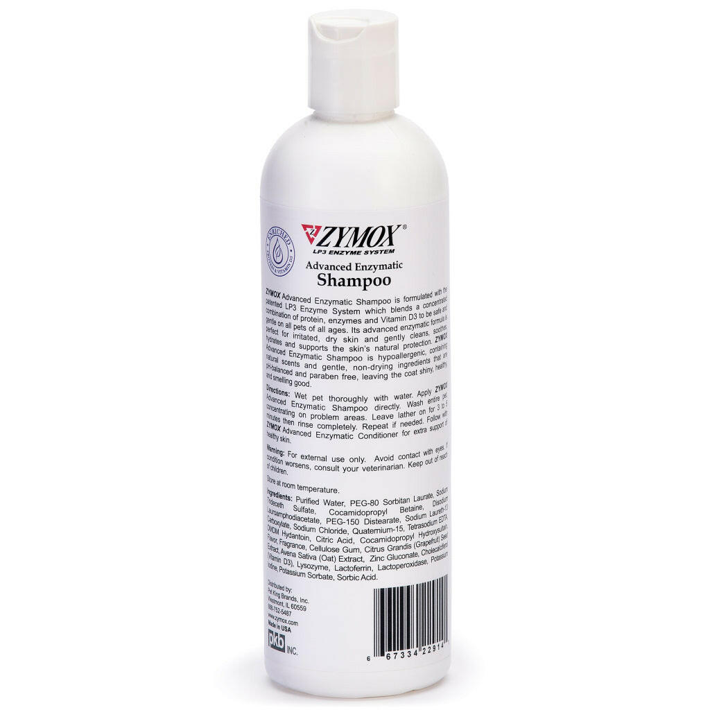 Zymox Advanced Enzymatic Oatmeal Cat & Dog Shampoo