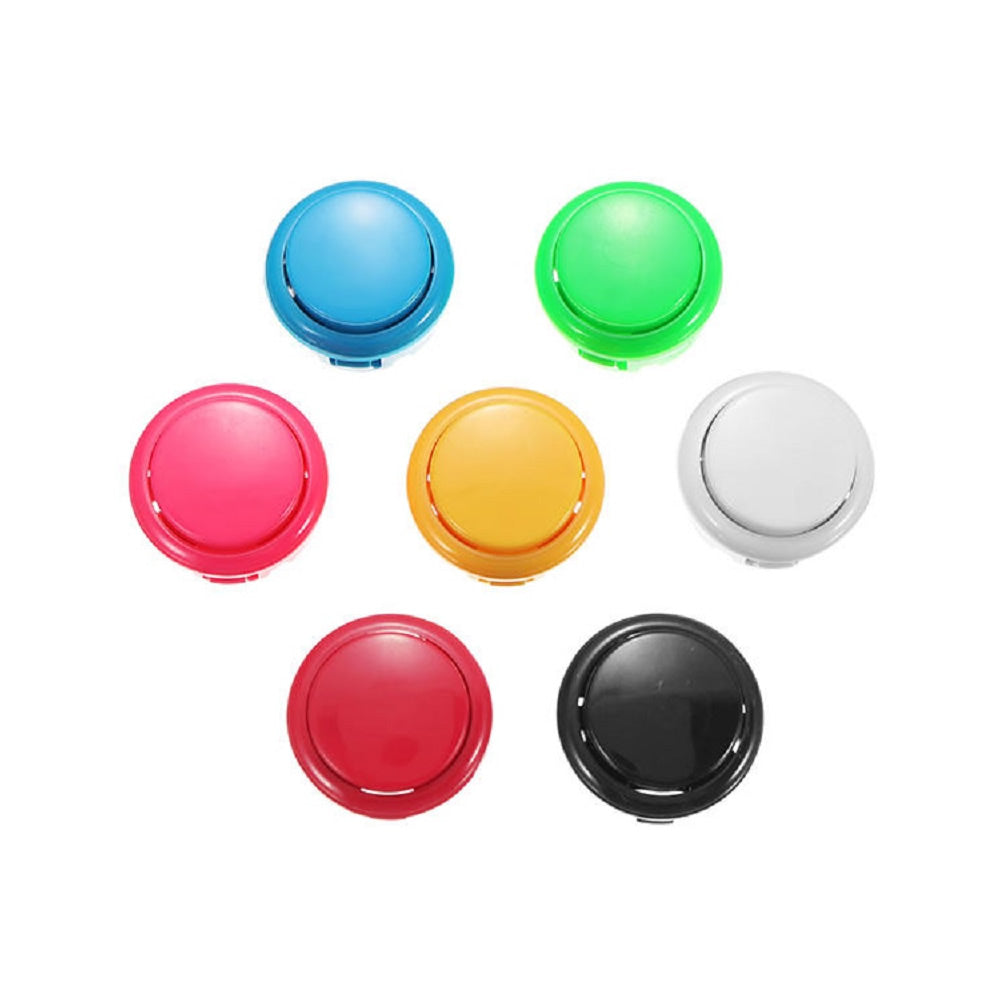 10pcs 30mm Push Button for Arcade Game Joystick Controller  Multi Colors