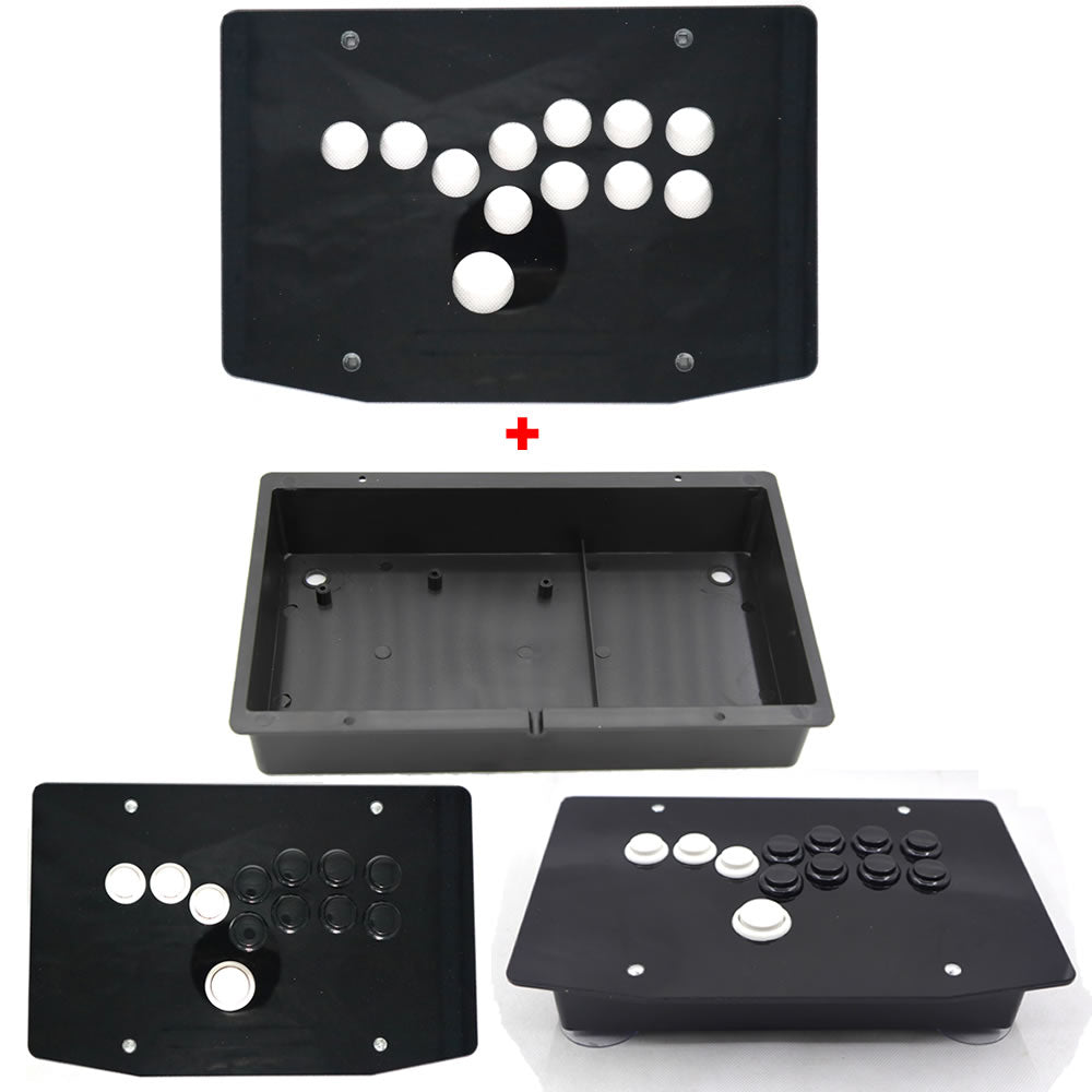 RAC-K500B LeverLess All Buttons Joystick Acrylic Panel Case DIY Arcade Joystick Kits