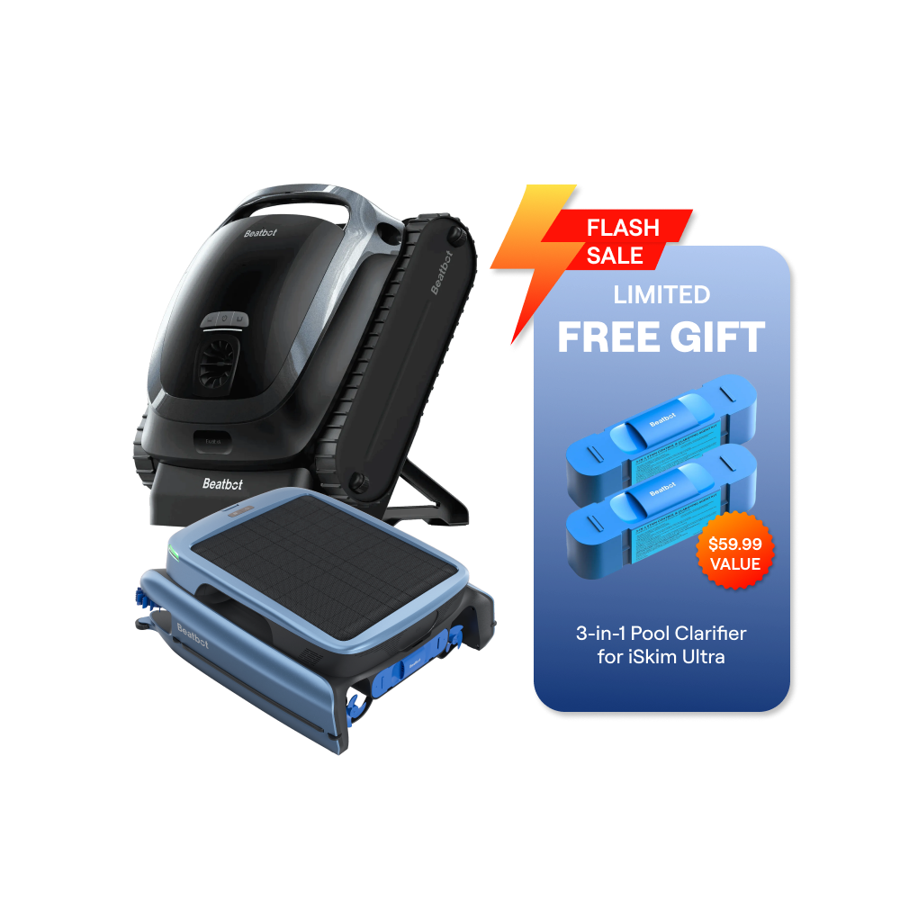 Beatbot AquaSense 2 Robotic Pool Cleaner + Beatbot Robotic Pool Skimmer