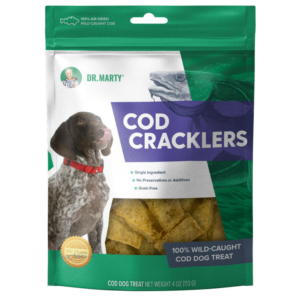 Dr Marty Cod Cracklers Freeze Dried Raw Dog Treats (4 oz)