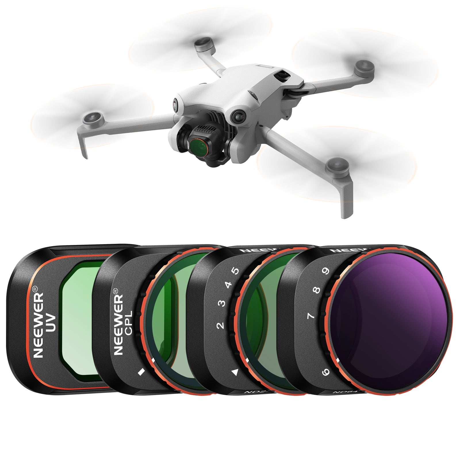 NEEWER 4 Pack Variable ND Filter Set For DJI Mini 4 Pro