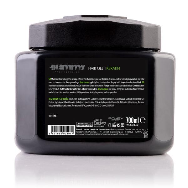 Gummy Hair Gel 23.5 Oz Keratin