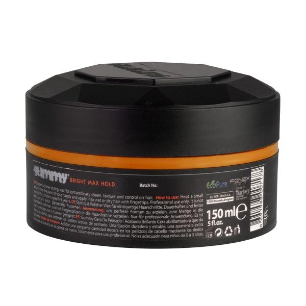 Gummy Hair Styling Wax Bright Finish