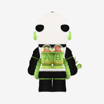 MEGA SPACE MOLLY 400% PANDA PVC Figure – Silicon Power Store (US)