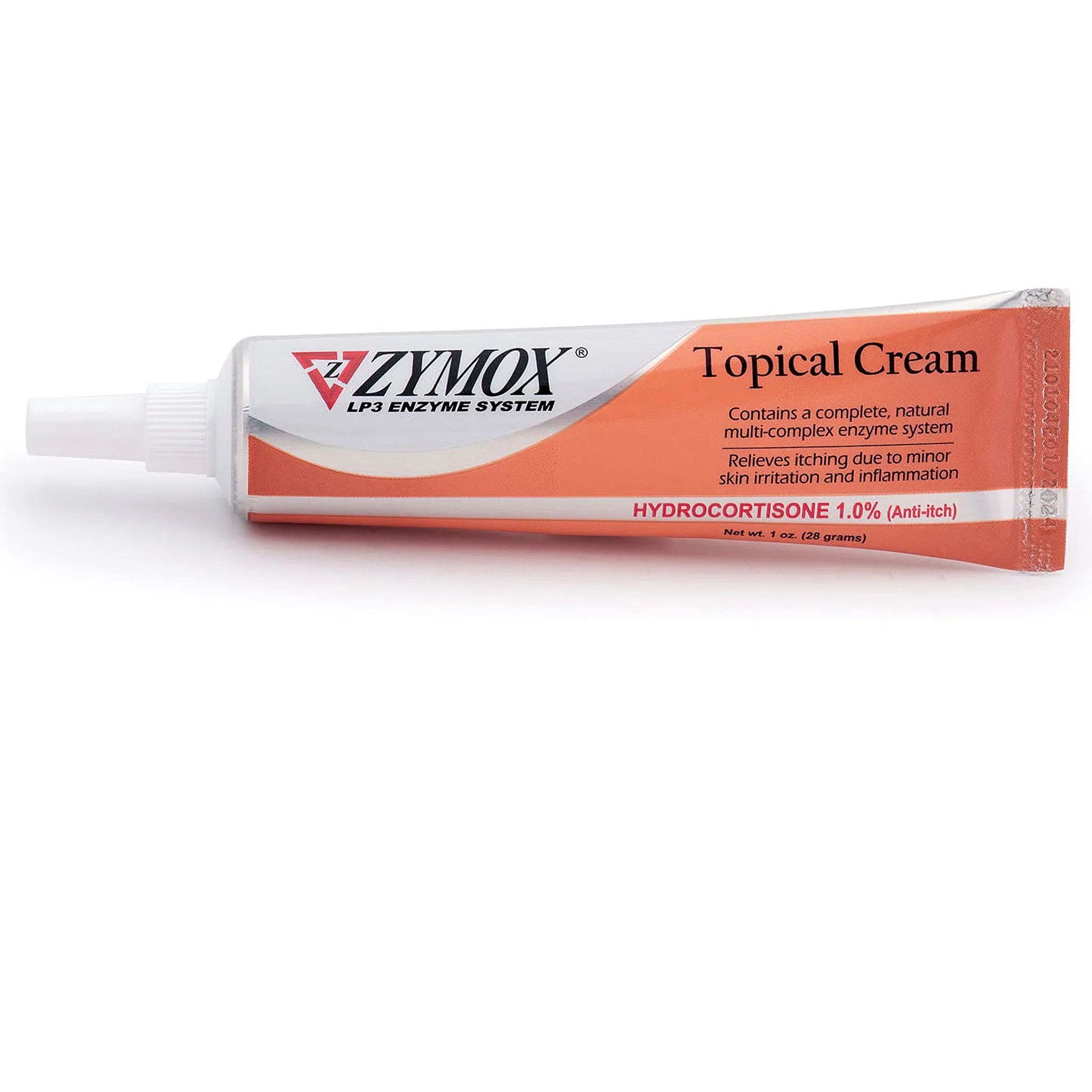 Zymox Veterinary Strength Topical Cream Hydrocortisone 1.0% for Dogs & Cats (1 oz)