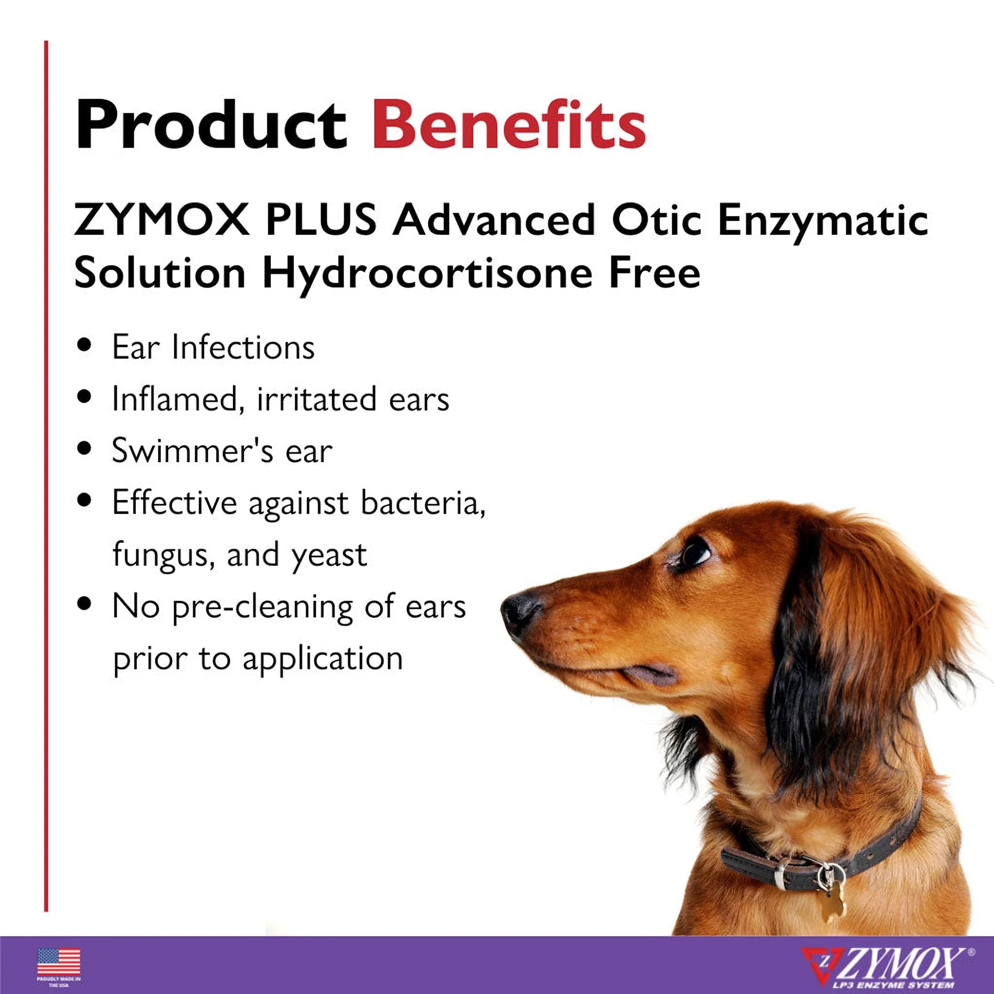 Zymox Plus Advanced Otic Ear Treatment without Hydrocortisone (1.25 oz)