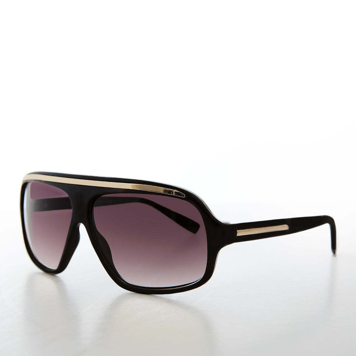 Fancy Flat Top Pilot Sunglasses - Renee