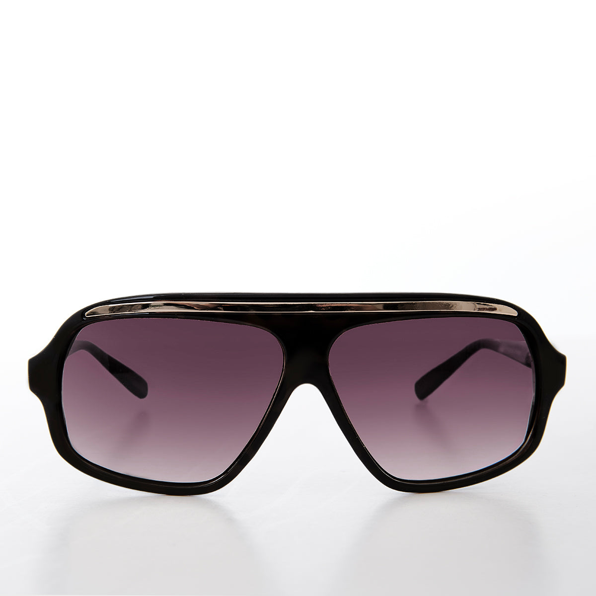 Fancy Flat Top Pilot Sunglasses - Renee