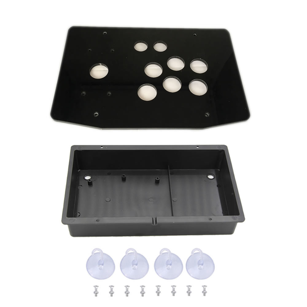 RAC-K500F Acrylic Panel Flat Case 24/30mm Button Hole DIY Arcade Joystick Kits