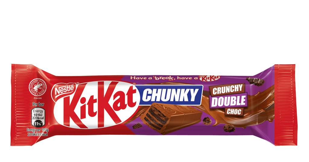 KitKat Chunky Crunchy Double Choc (42g) (UK) 24ct