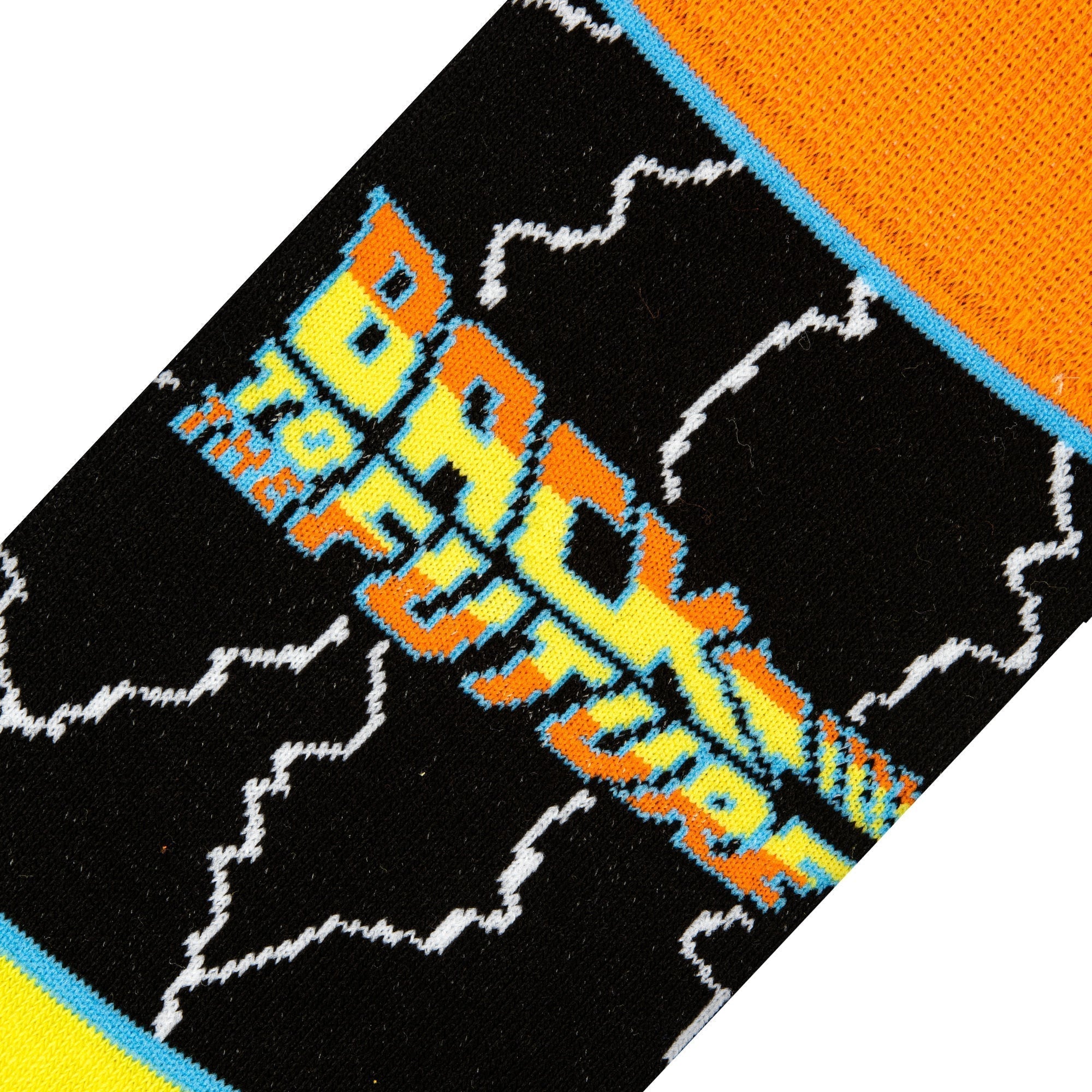 Back to the Future "Stripes" Men's Crew Folded Socks (Size 8-12)