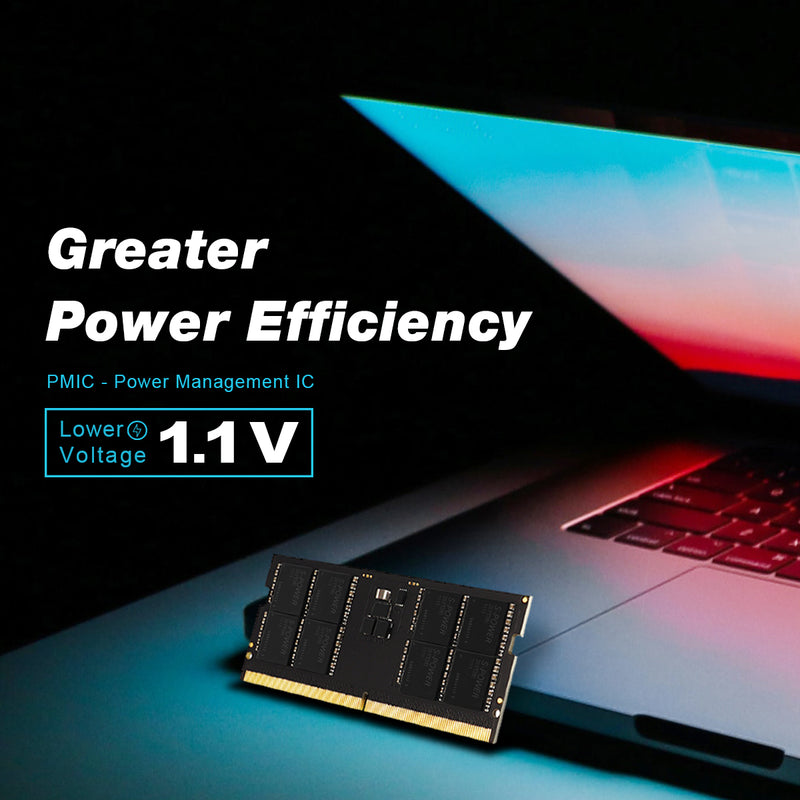 Silicon Power DDR5 5600MHz (PC5-44800) 16GB-32GB CL46 1.1V SODIMM Non-ECC Laptop SODIMM