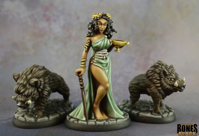 Reaper Bones Black: Circe and Pigs