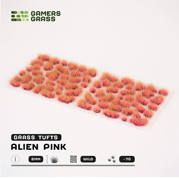 Gamers Grass Tufts: Alien Tufts- Pink 6mm- Wild