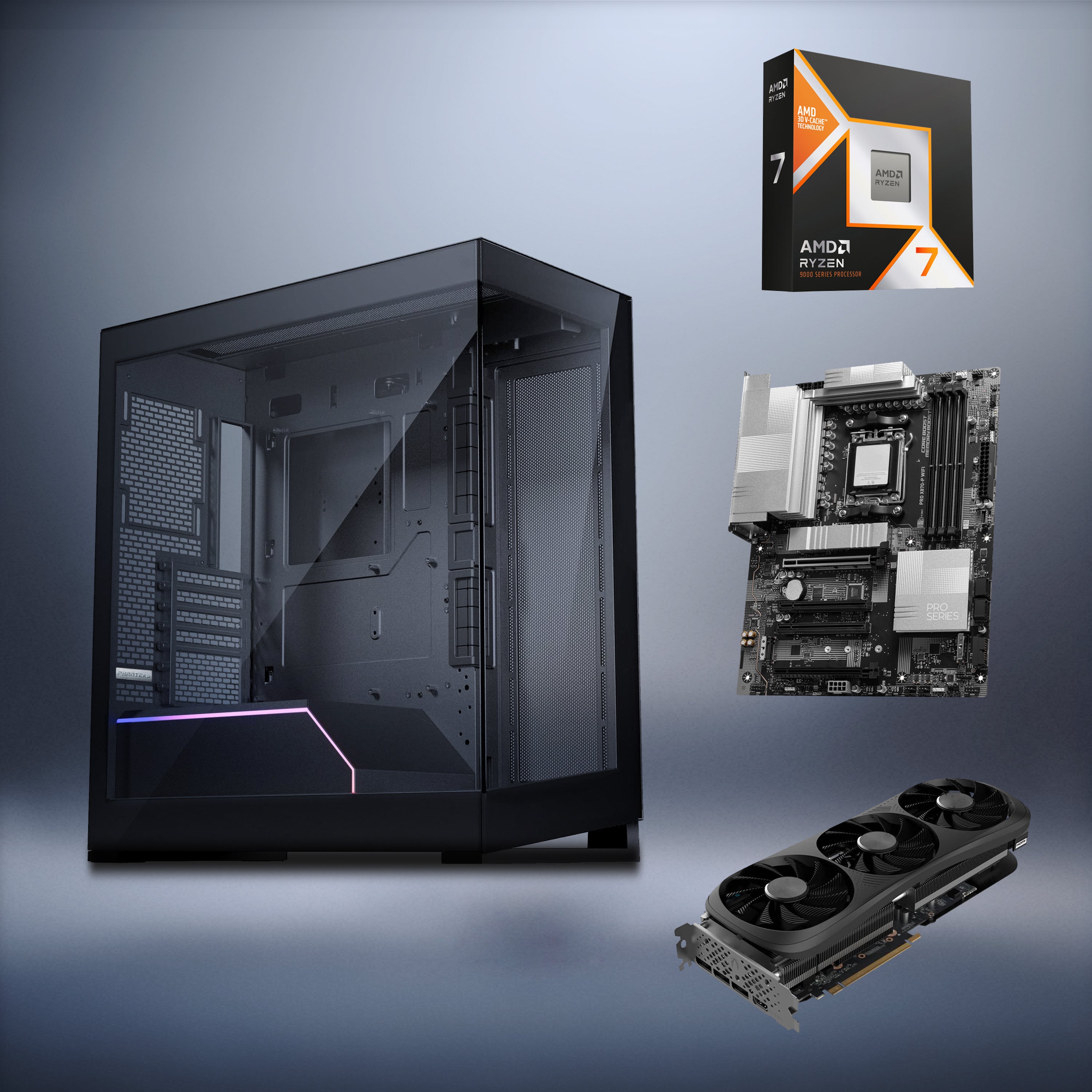 XPOWER Enthusiast Ryzen 7 9800X3D RTX 4080 Super Gaming PC (Pro Edition)