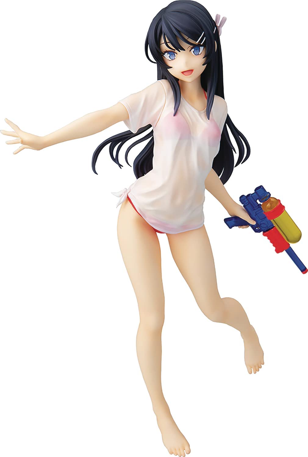 Chara-ani Rascal Does Not Dream of Bunny Girl Senpai: Mai Sakurajima (Water Gun Date Ver.) 1:7 Scale PVC Figure