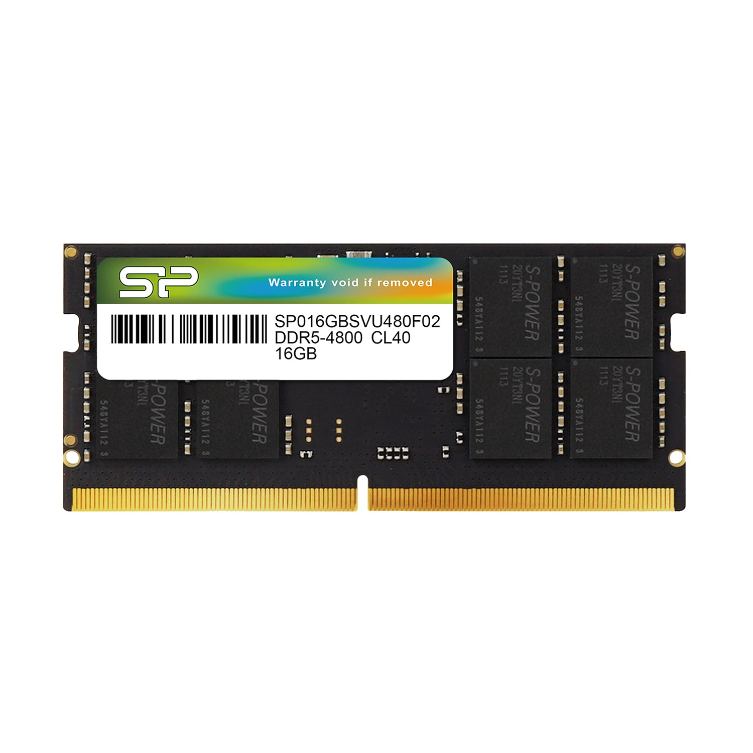 Silicon Power DDR5 4800MHz (PC5-38400) 16GB-32GB Single Pack 1.1V Laptop SODIMM