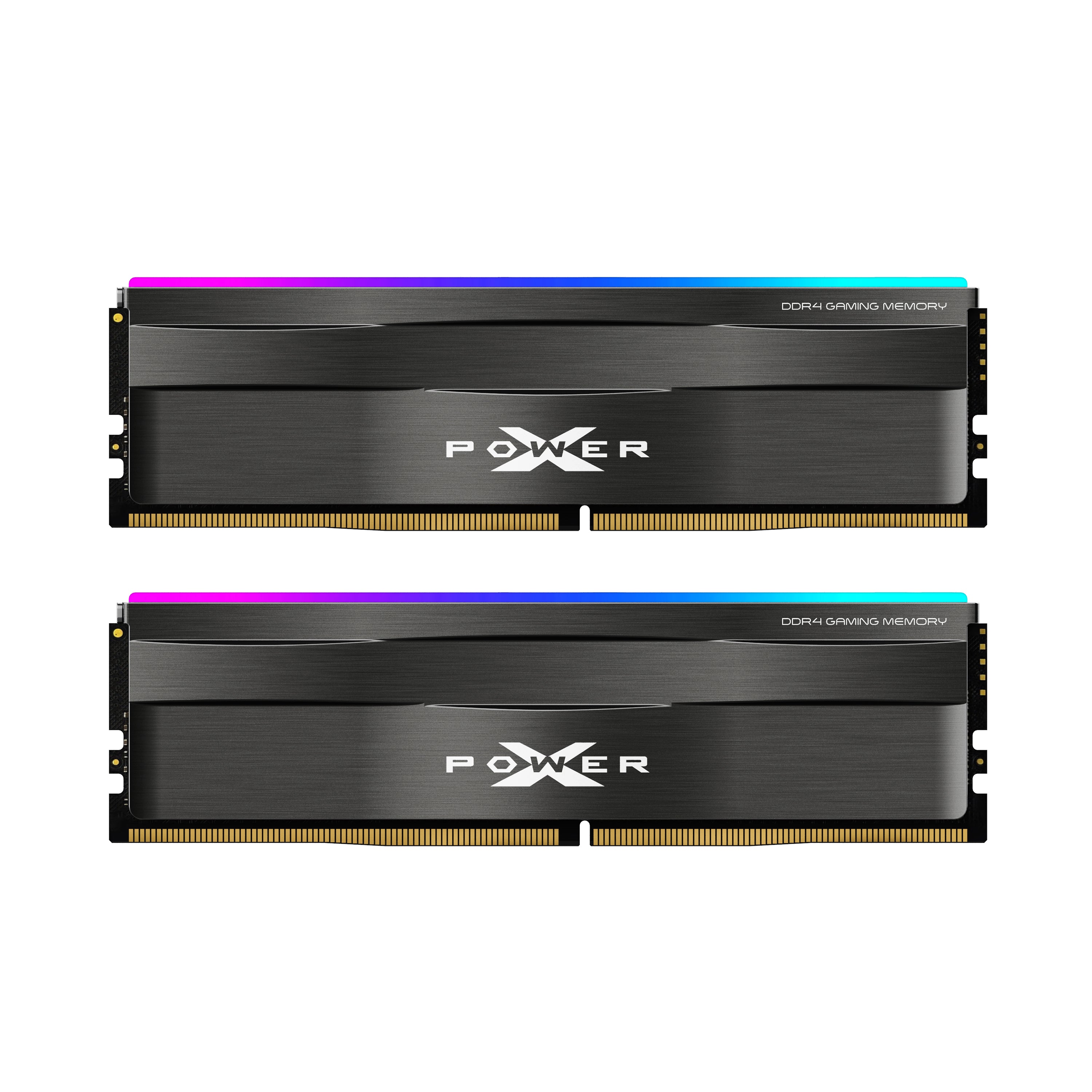Silicon Power Zenith RGB DDR4 3200MT/s (PC4 25600) 16GB(2x8GB)-32GB(2x16GB) Dual Pack 1.35V Desktop Unbuffered DIMM