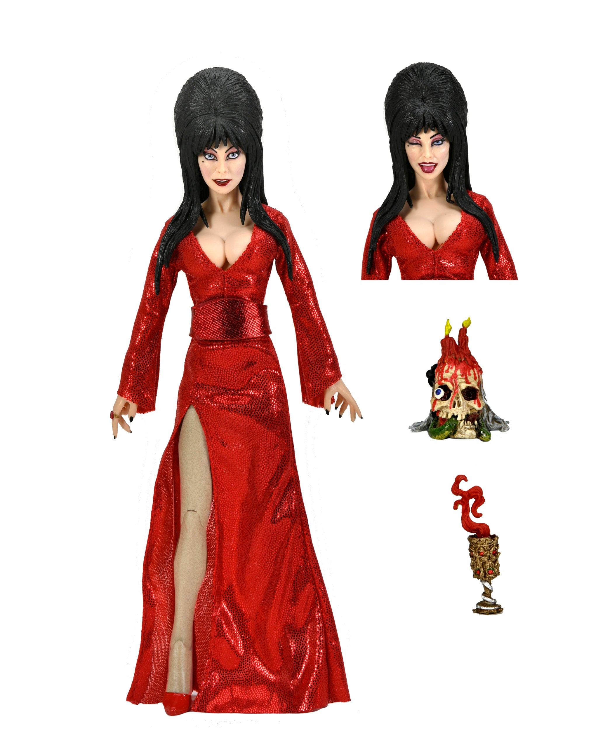 NECA Elvira, “Red, Fright, and Boo” – 8? Clothed Action Figure