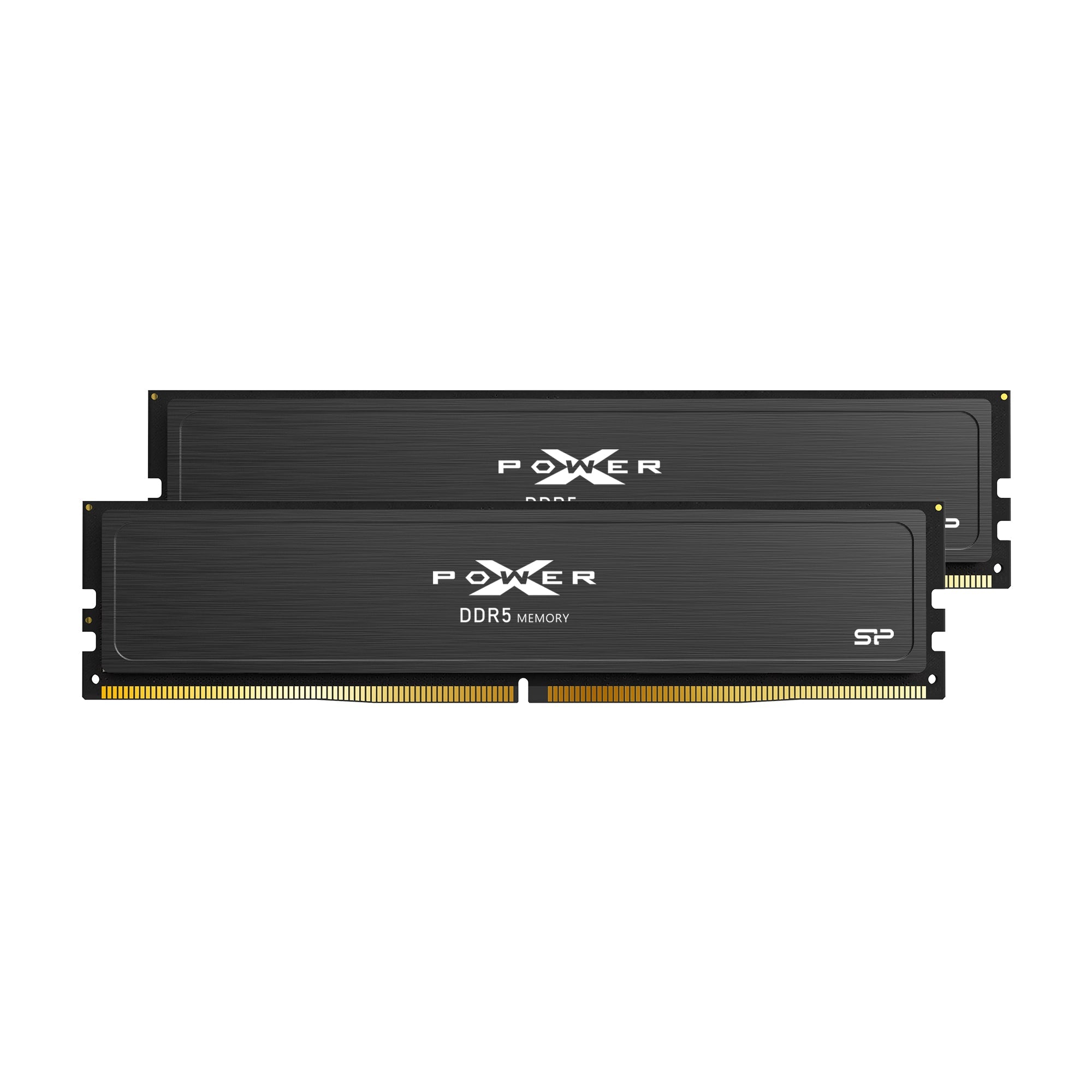 Silicon Power Pulse Gaming DDR5 6400MT/s (PC5-51200) CL32 32GB(16GBx2)-64GB(32GBx2) Dual Pack 1.4V Desktop Unbuffered DIMM