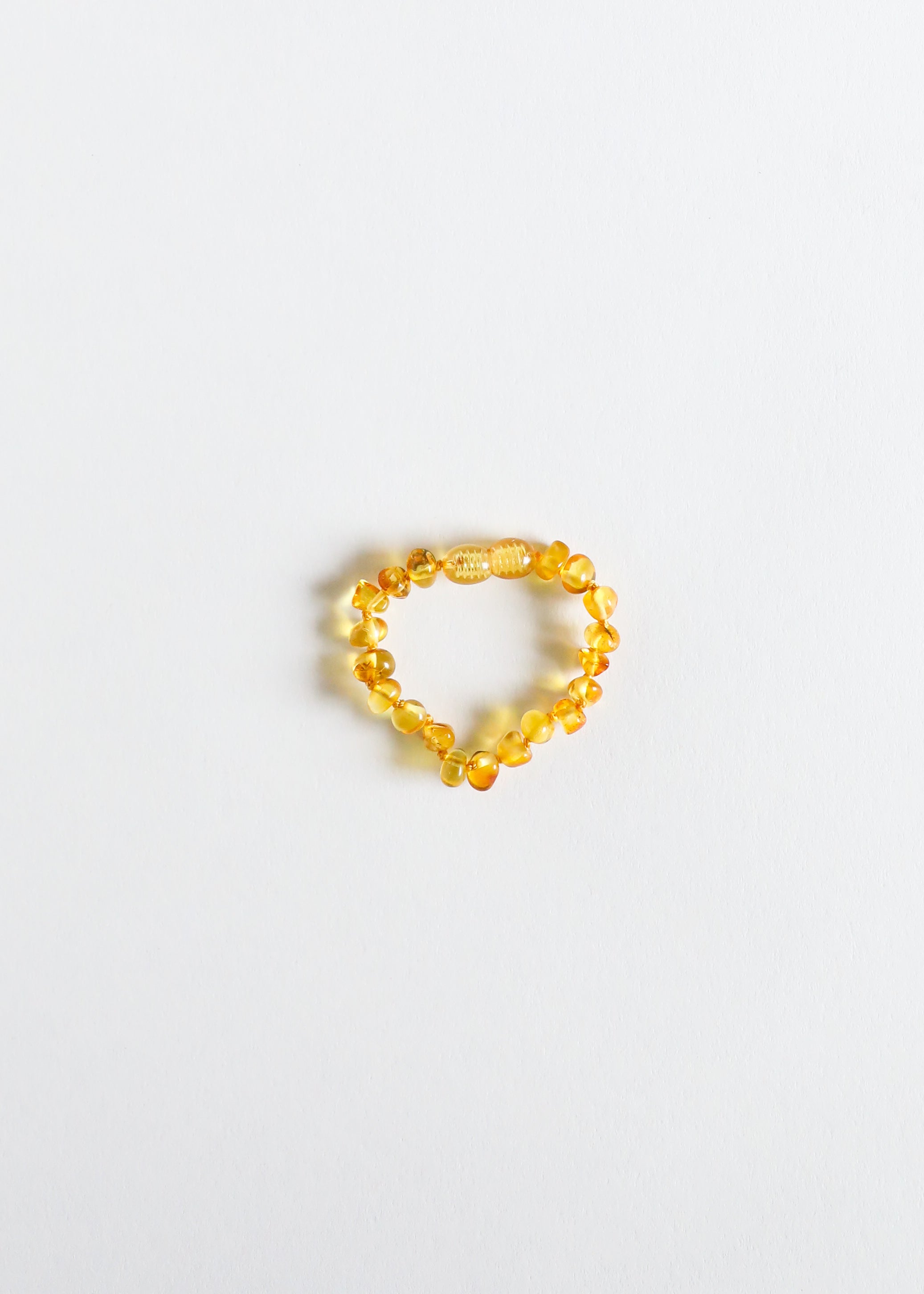 Polished Honey Baltic Amber || Anklet or Bracelet