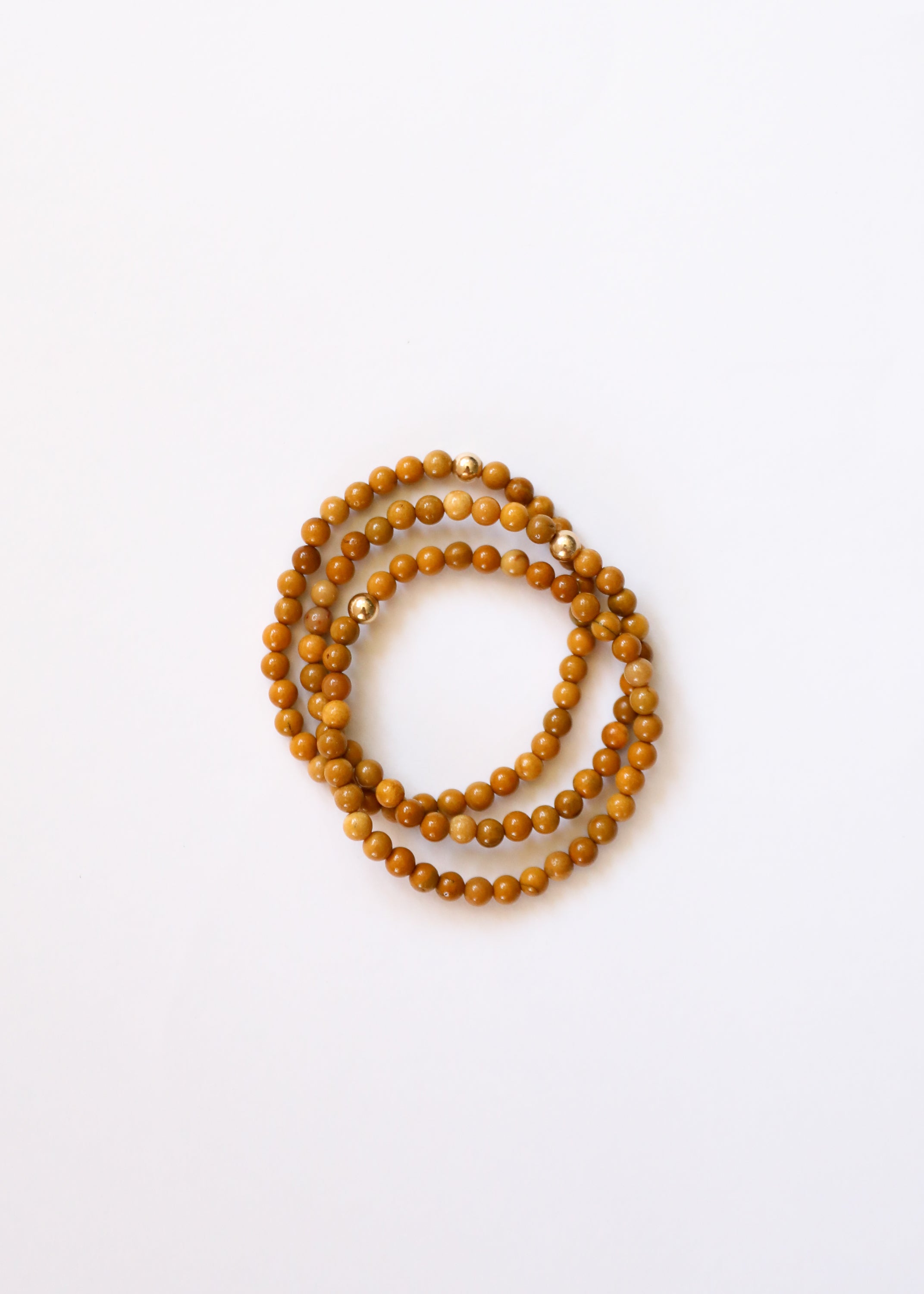 Dainty Golden Mookaite Jasper || Adult Bracelet