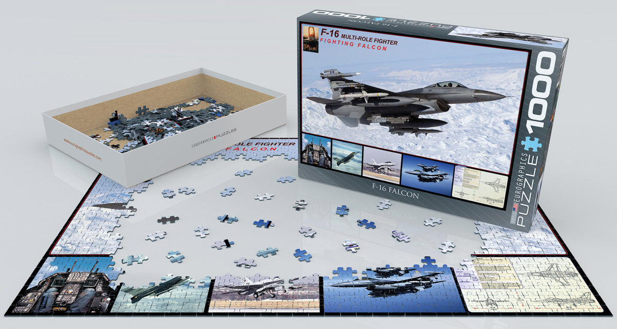 Puzzle: Sea & Land Transportation - F-16 Falcon