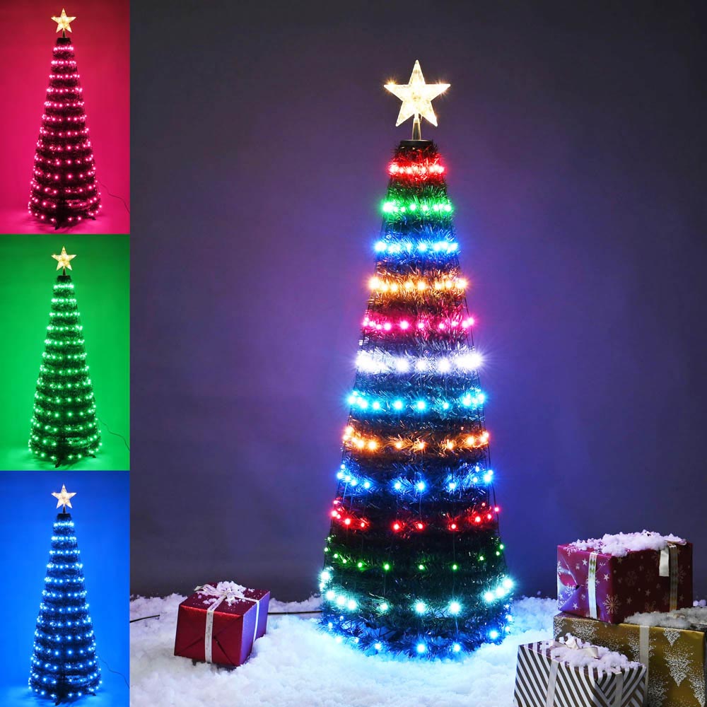 Yescom Pre-lit Artificial Christmas Tree Remote & APP Control