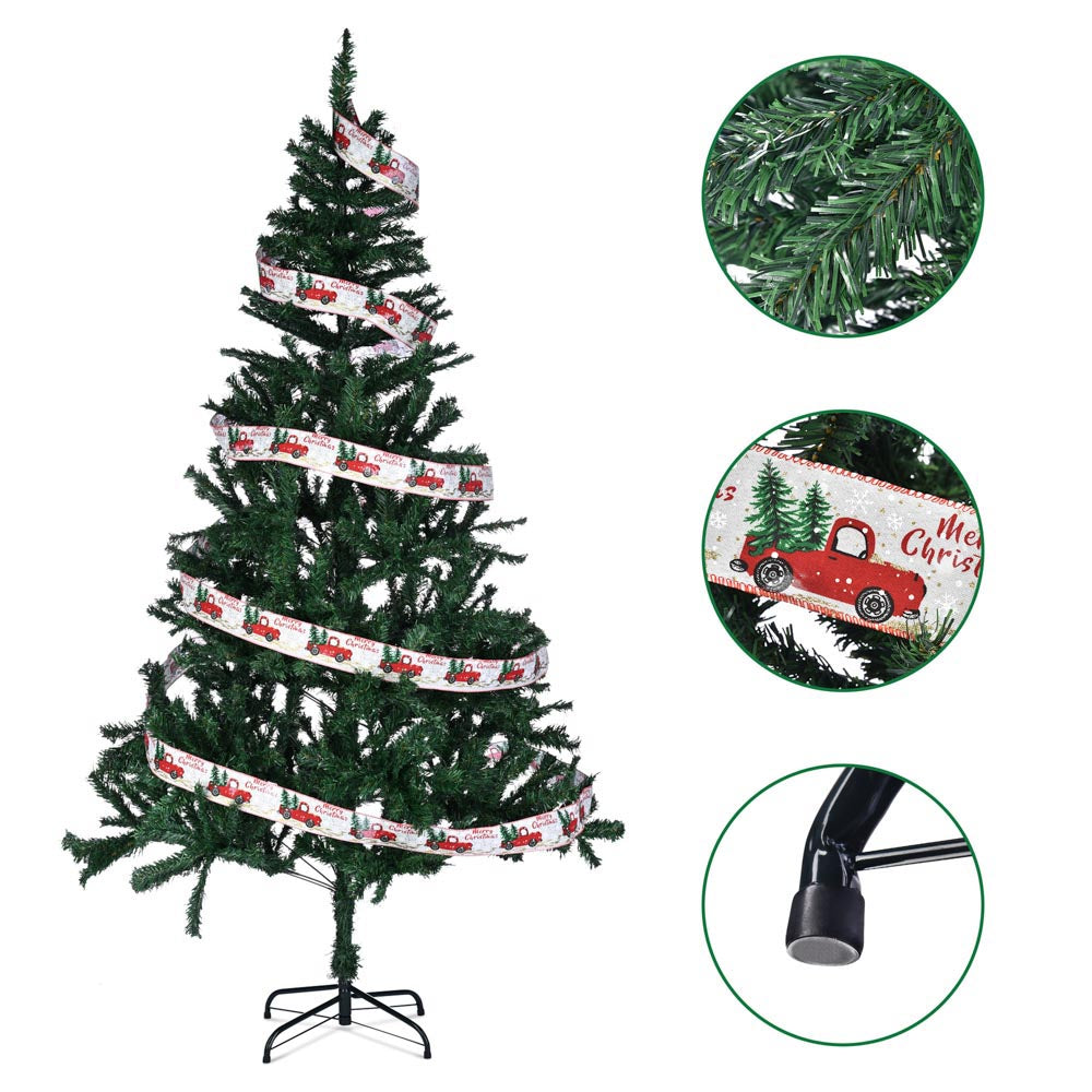 Yescom 6 feet Synthetic Christmas Tree Foldable X-shaped Metal Stand