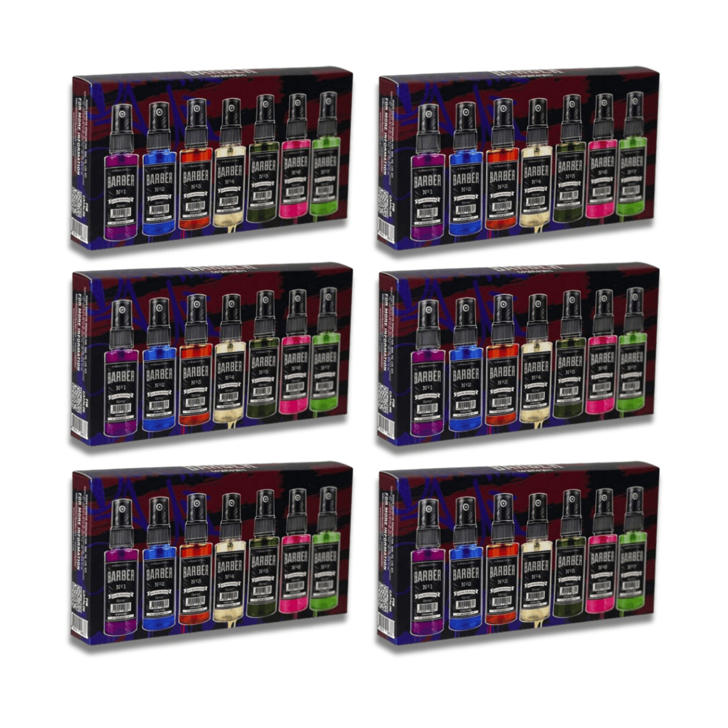 Marmara Multipack Barber Cologne 1.7 Oz Giftset (7PCS)