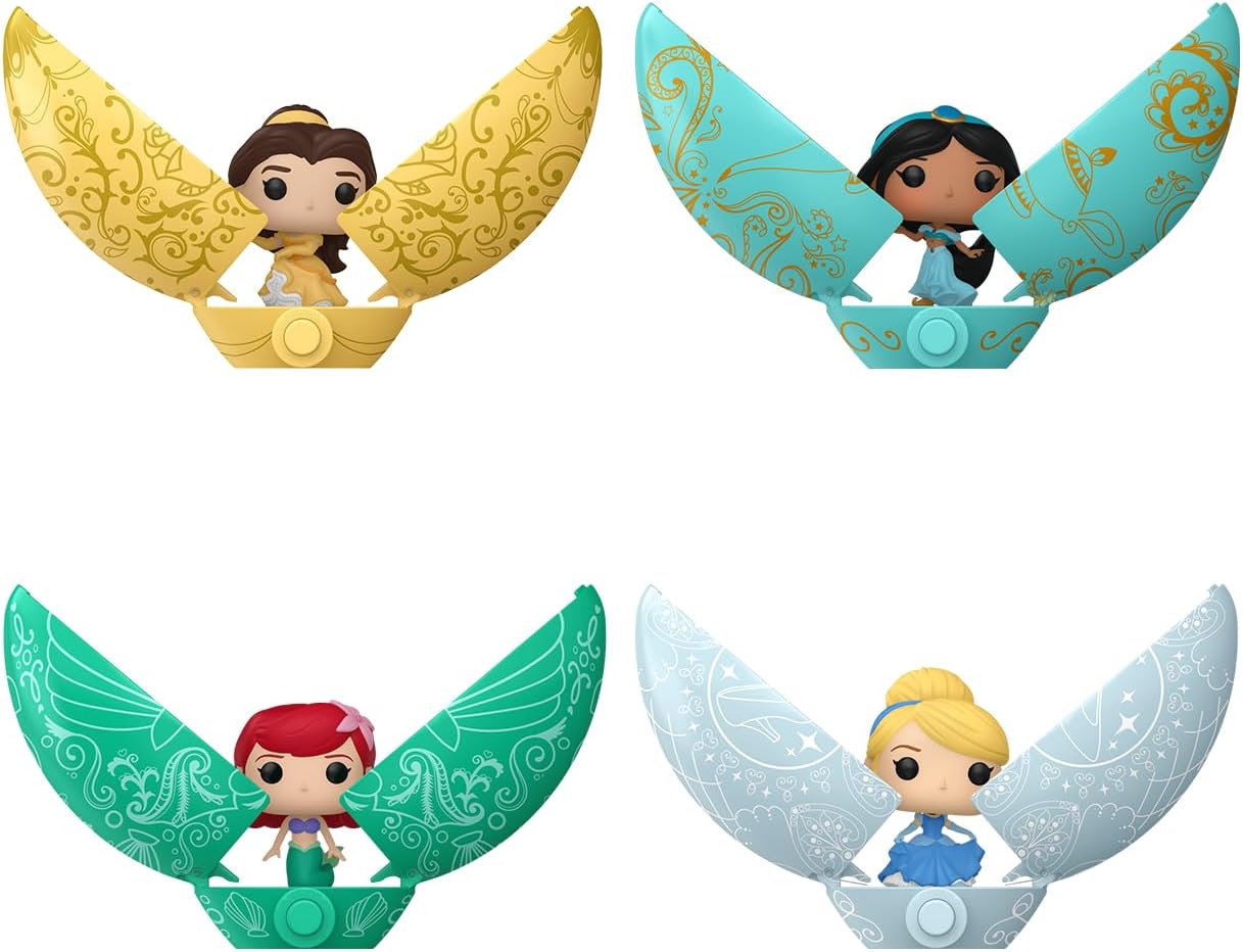 Funko Egg Pocket Pop!: Disney Princess Easter Egg 4-Pack Bundle