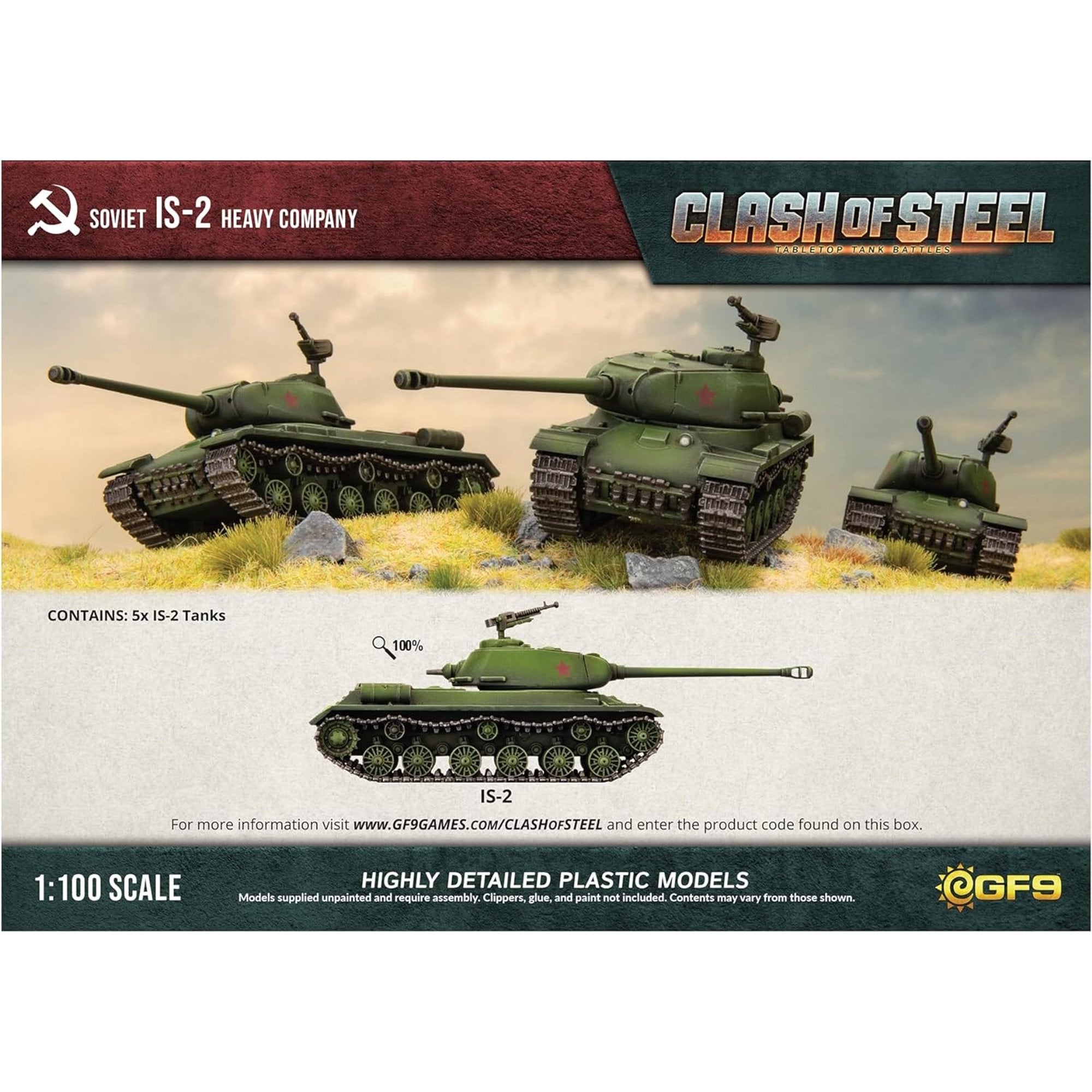 Clash of Steel - Soviet: IS-2 Heavy Company