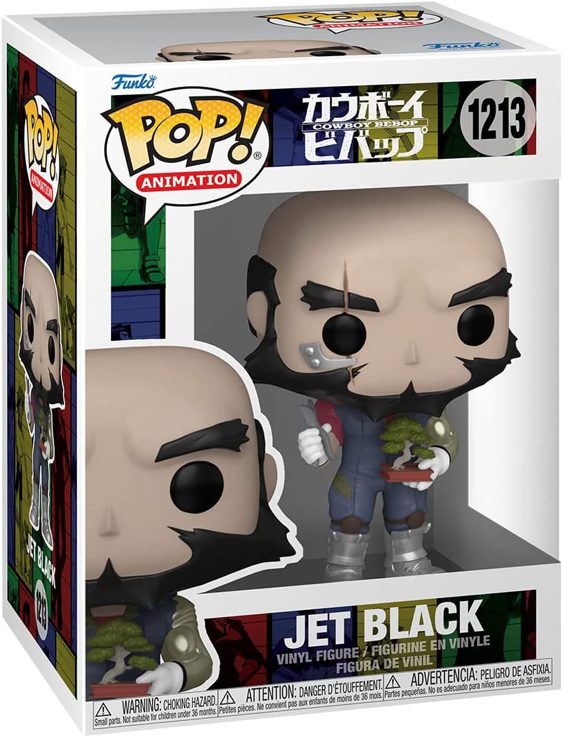 Funko Pop! 1213 Animation: Cowboy Bebop - Jet with Bonsai Figure